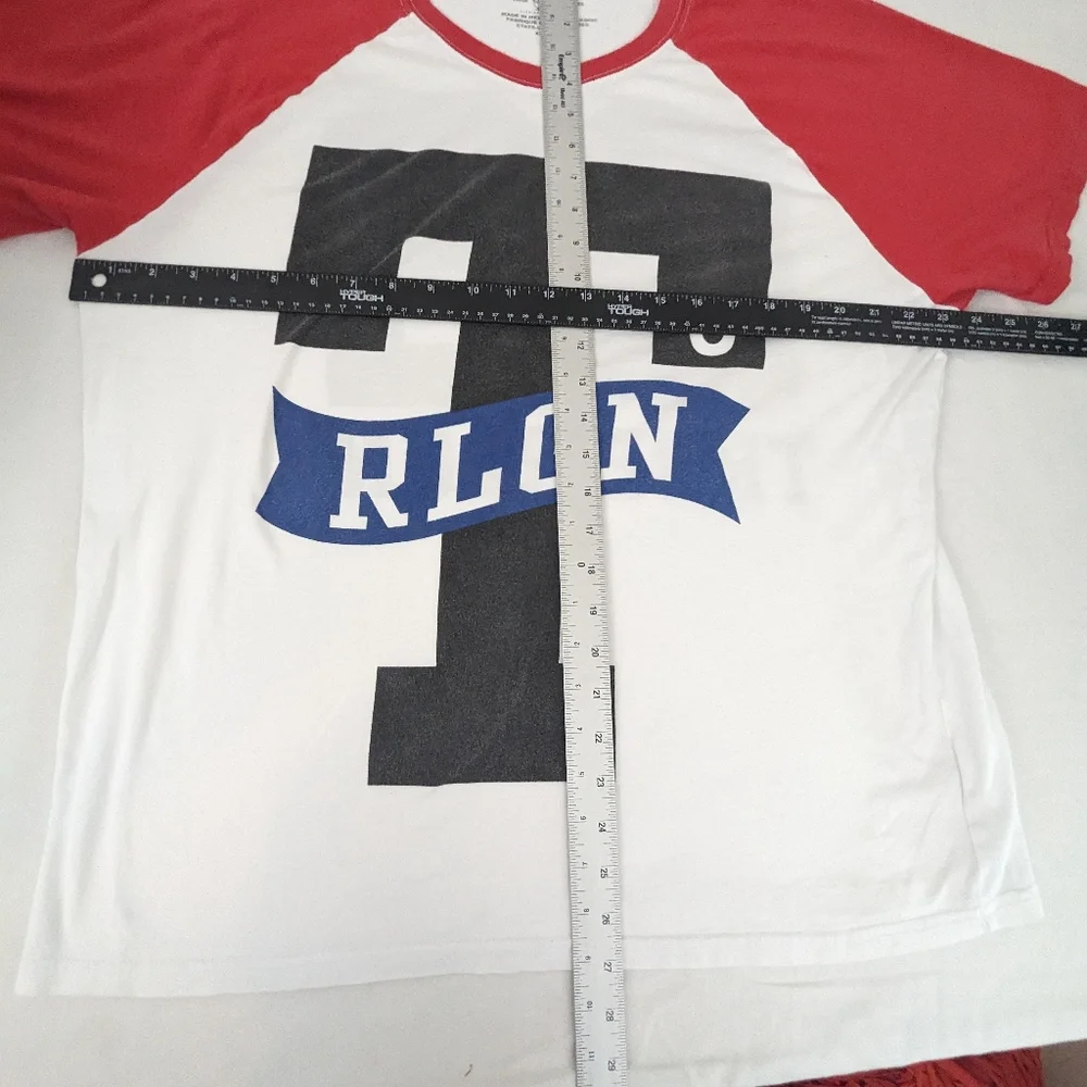 True Religion Red and White Jersey XXL